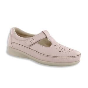 SAS Women's Willow EZ Strap Walking Shoe Slip On Loafers Size 10 Pink‎